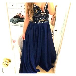 Blue Prom Dress
